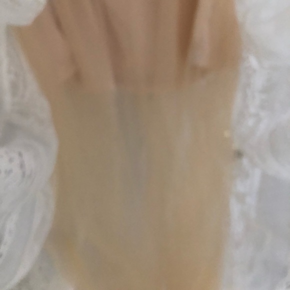 Baltic Born Caroline Lace Off Shoulder White Maxi Dress Size M NWT - Picture 6 of 9